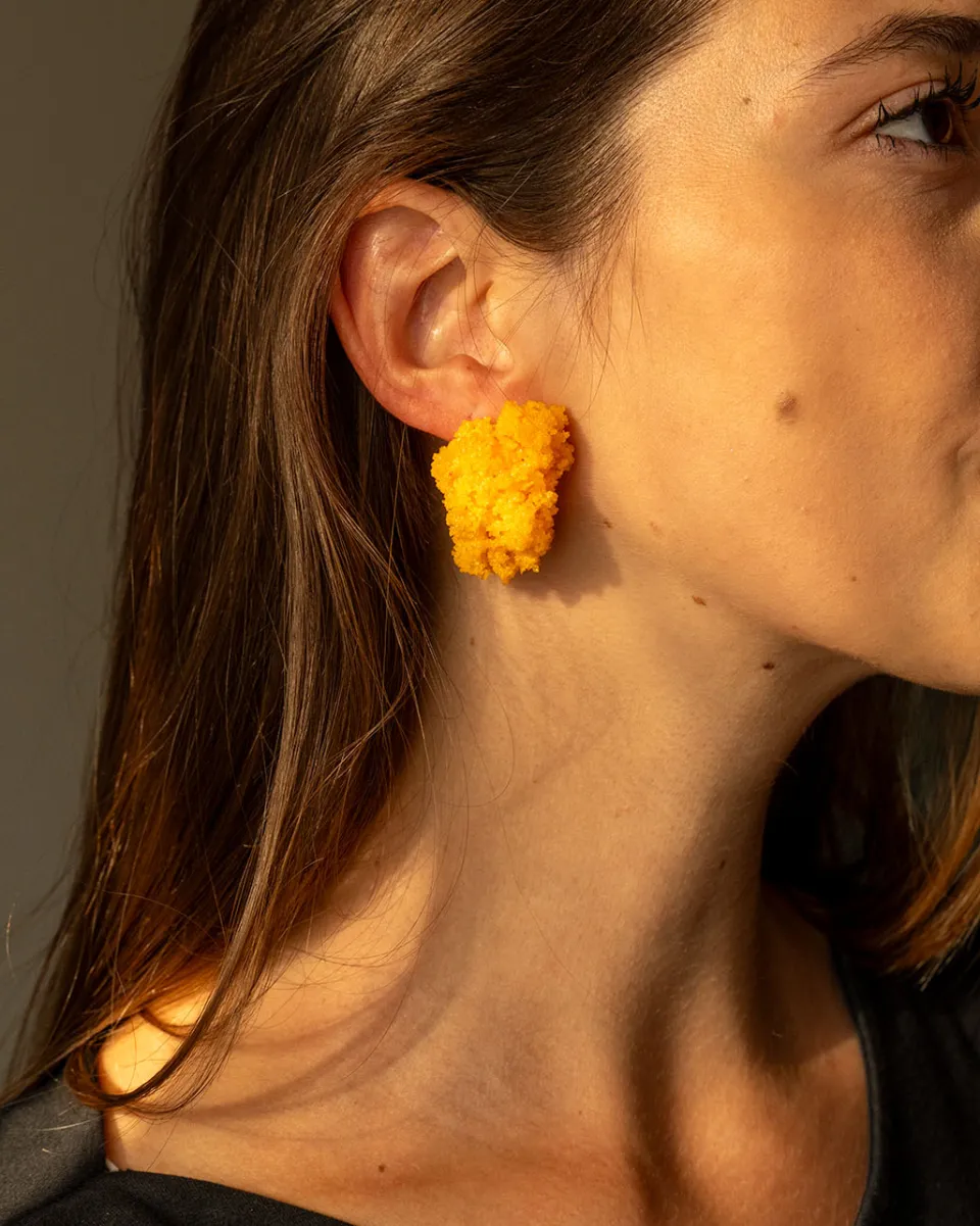 TA-DAAN Sugar Earrings - Turmeric