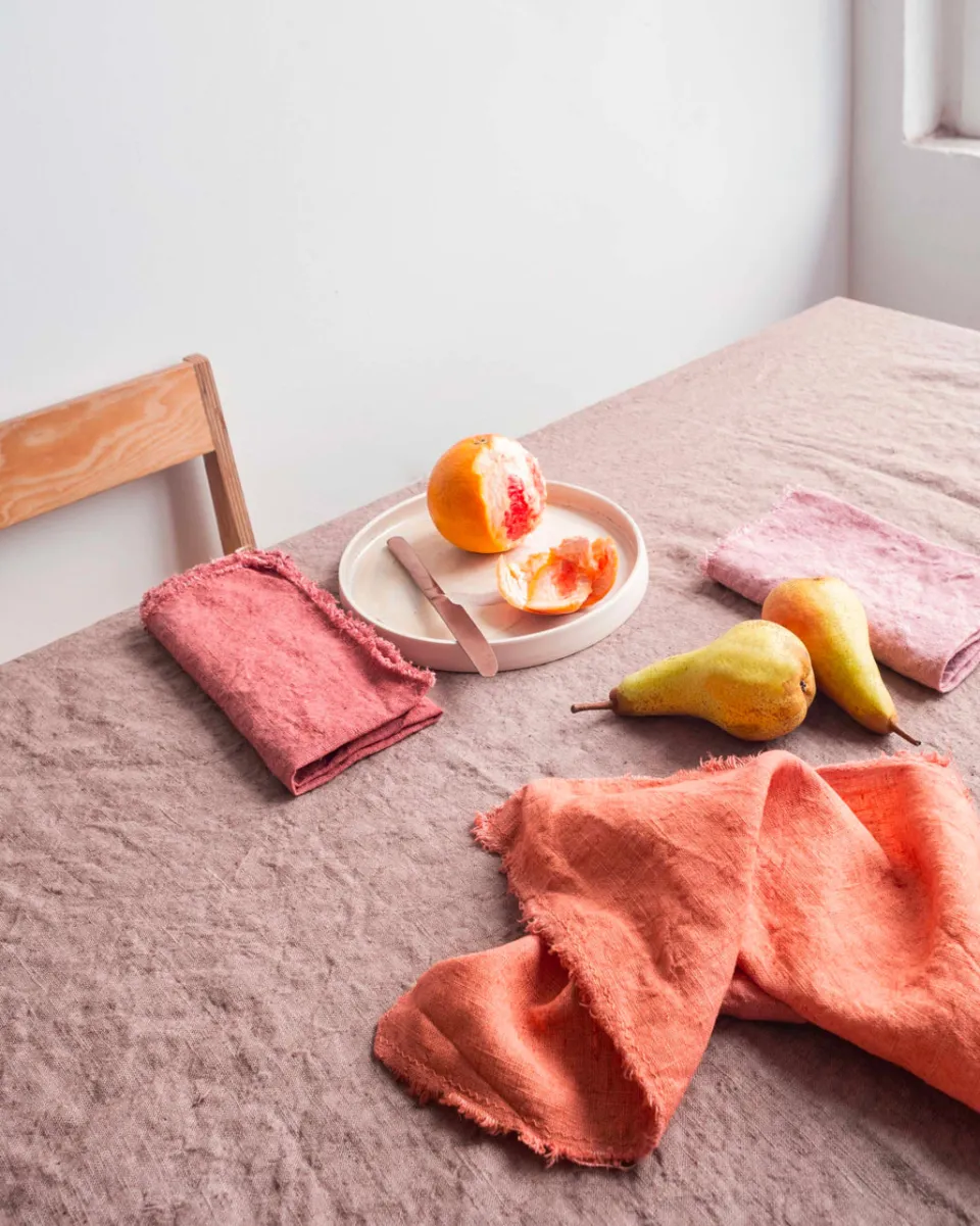 TA-DAAN Table linen n.75 Terra rossa