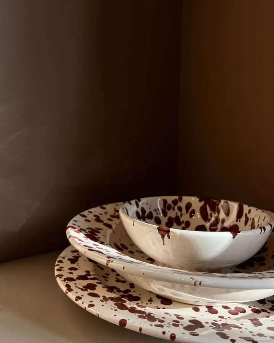 TA-DAAN Terra Macchiato Soup Plate