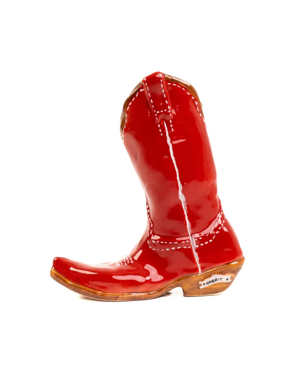 TA-DAAN Texan Boot Vase