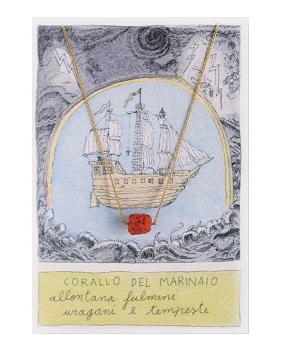 TA-DAAN The Sailor Coral Necklace