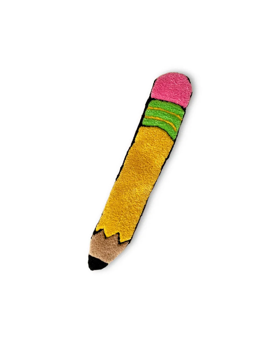 TA-DAAN Ticonderoga No. 2 Yellow Pencil Rug