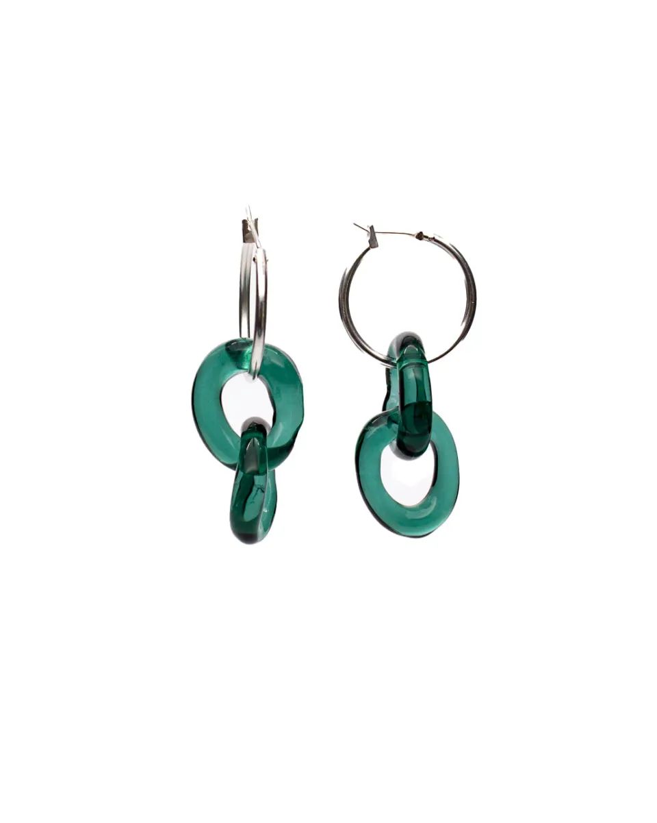 TA-DAAN Ties of Light Glass Earrings