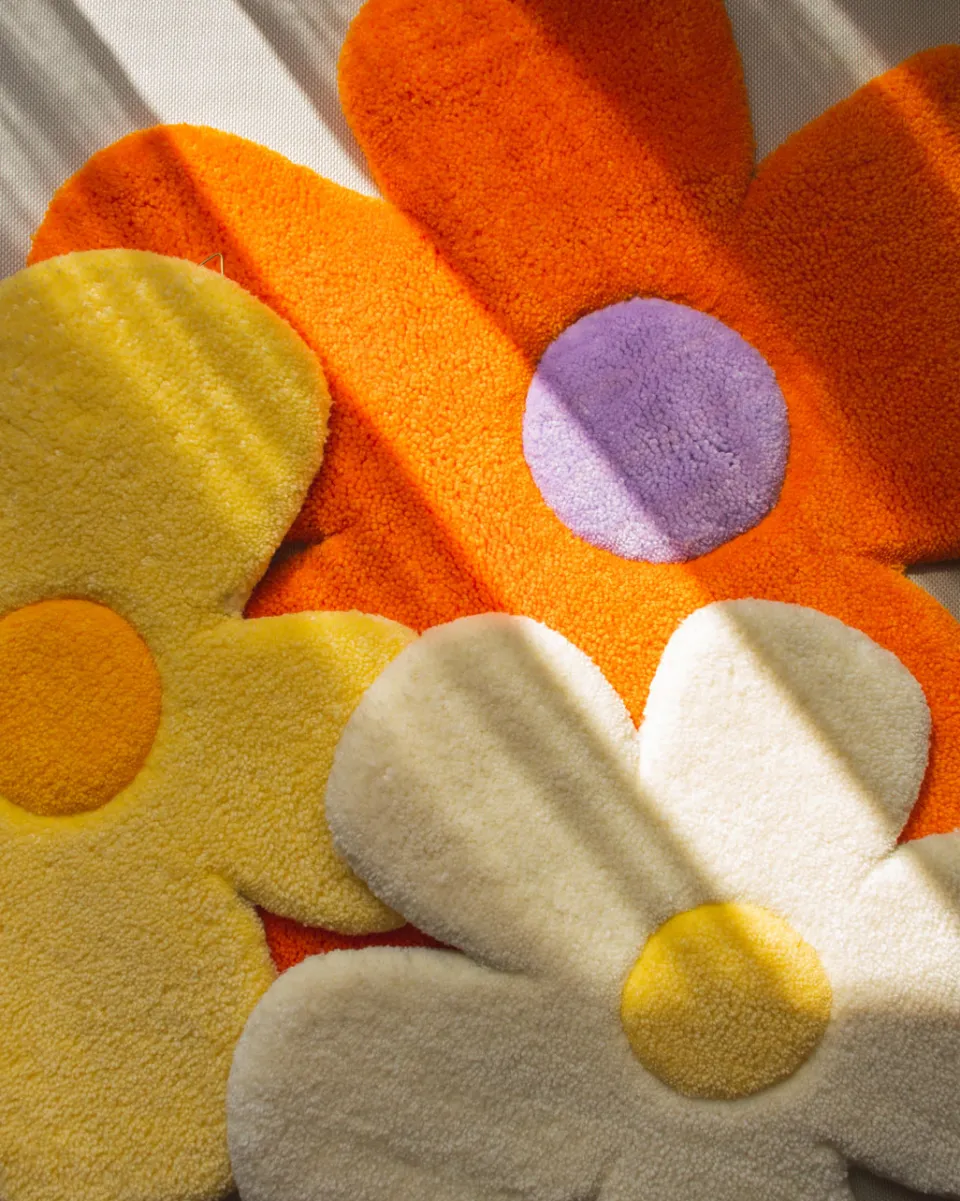 TA-DAAN Tufted Flower - Orange Lilac