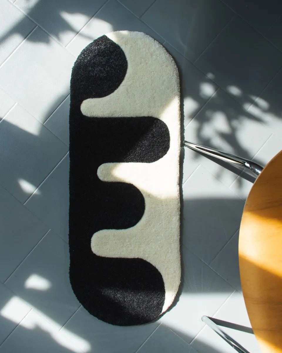 TA-DAAN Tufted Lava - Black White