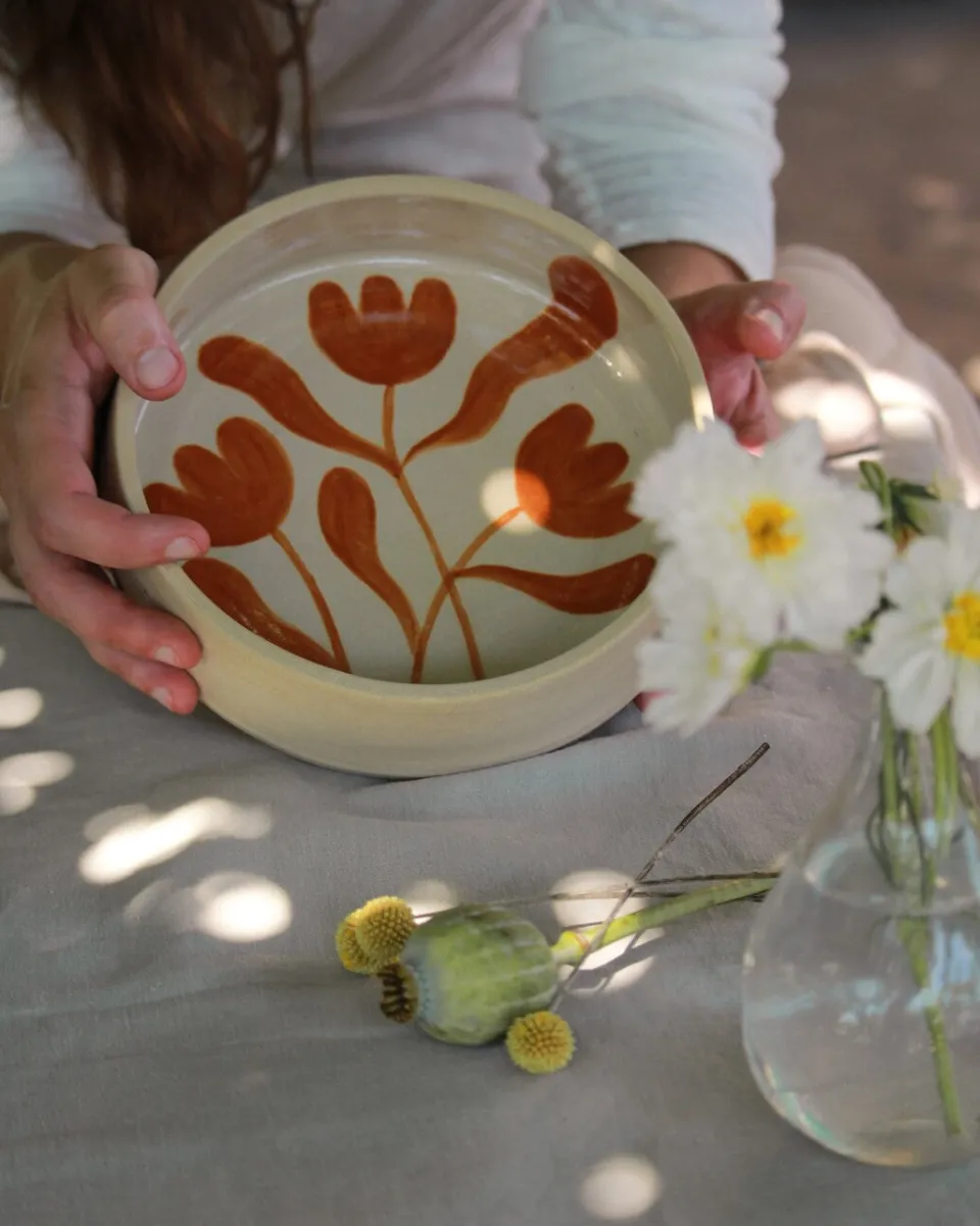 TA-DAAN Tulips Deep Plate