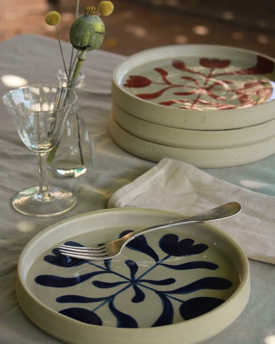 TA-DAAN Tulips Plate MIX - Set of 4