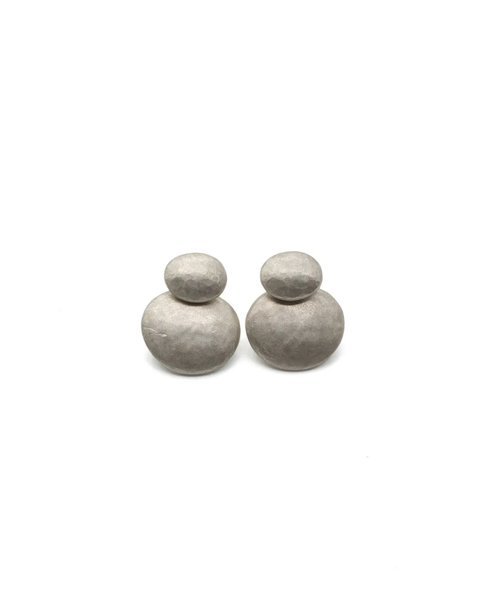 TA-DAAN Two in One Oval earrings
