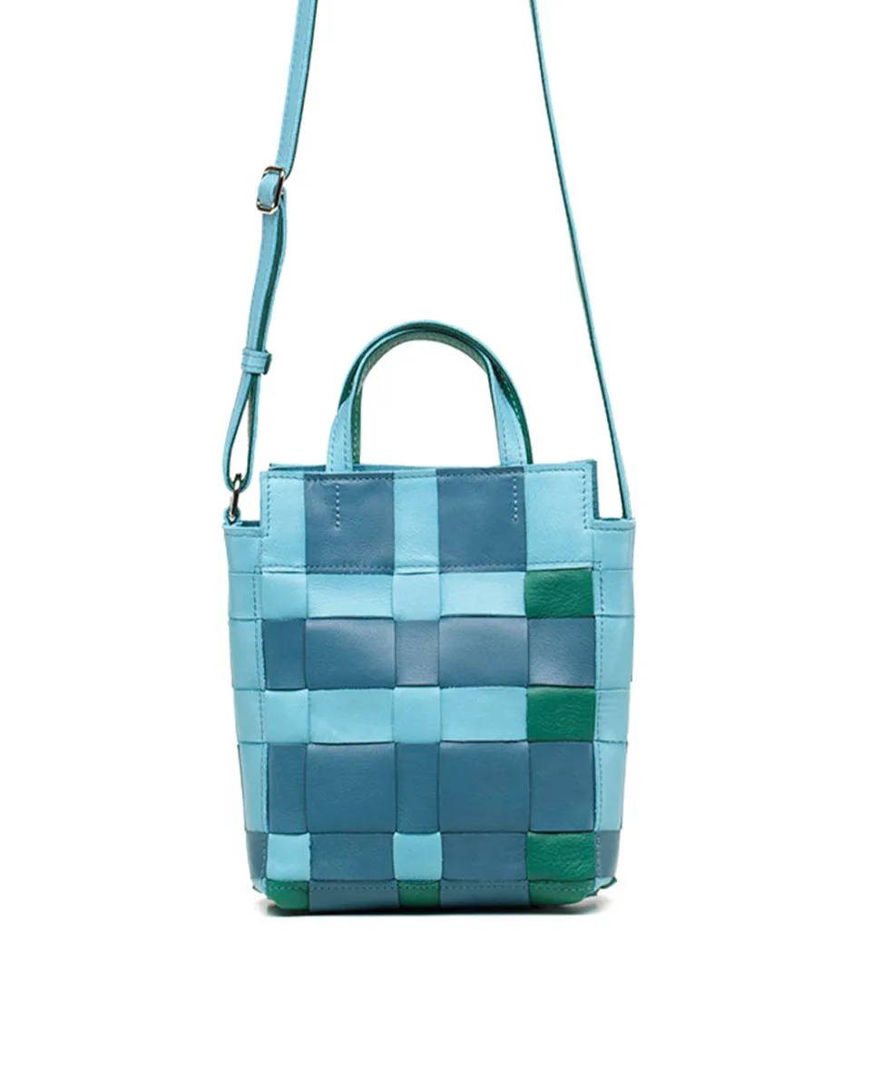 TA-DAAN Upcycled Woven Mini Crossbody Bag
