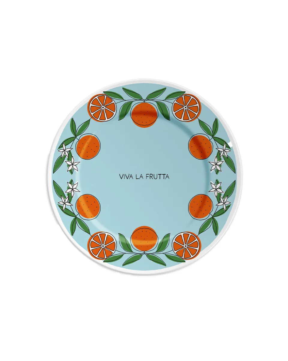 TA-DAAN Viva la frutta - Orange plate