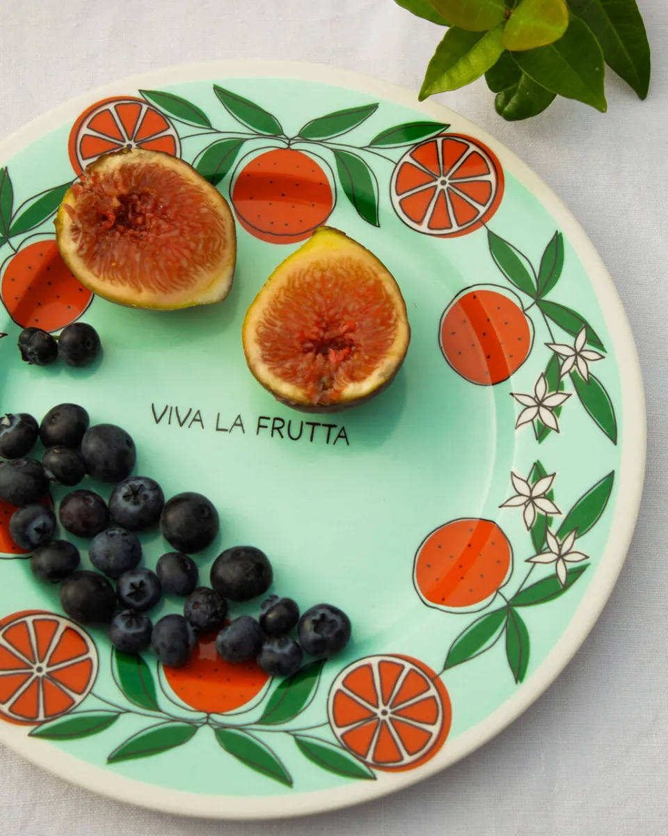 TA-DAAN Viva la frutta - Orange plate