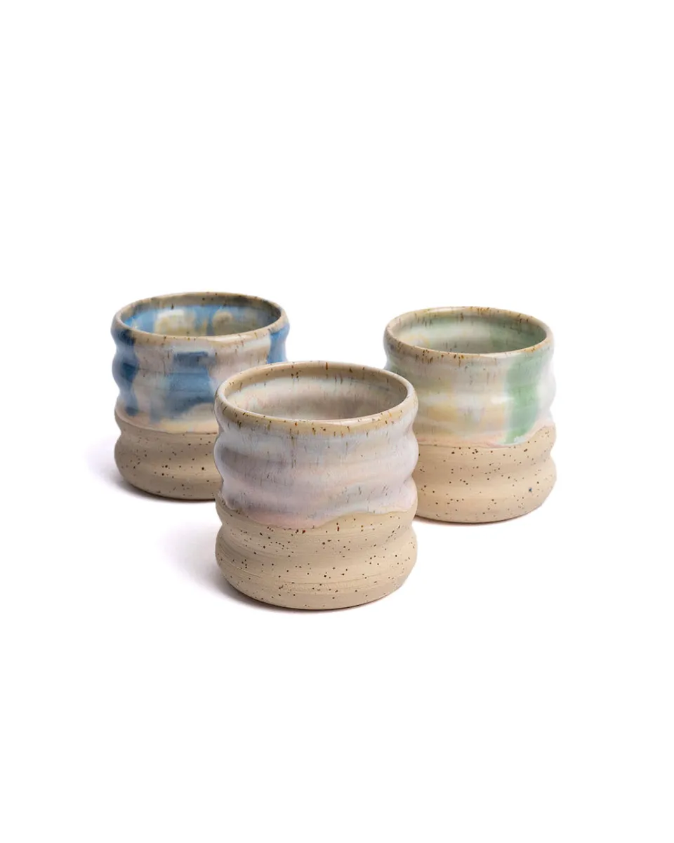 TA-DAAN Wavie Coffee Mugs MIX - Set of 6