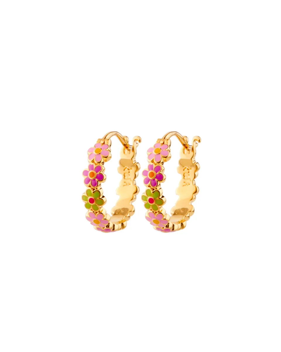 TA-DAAN Wildflower hoop earrings