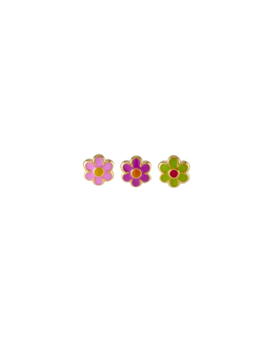 TA-DAAN Wildflower mini stud earring MIX - Set of 3