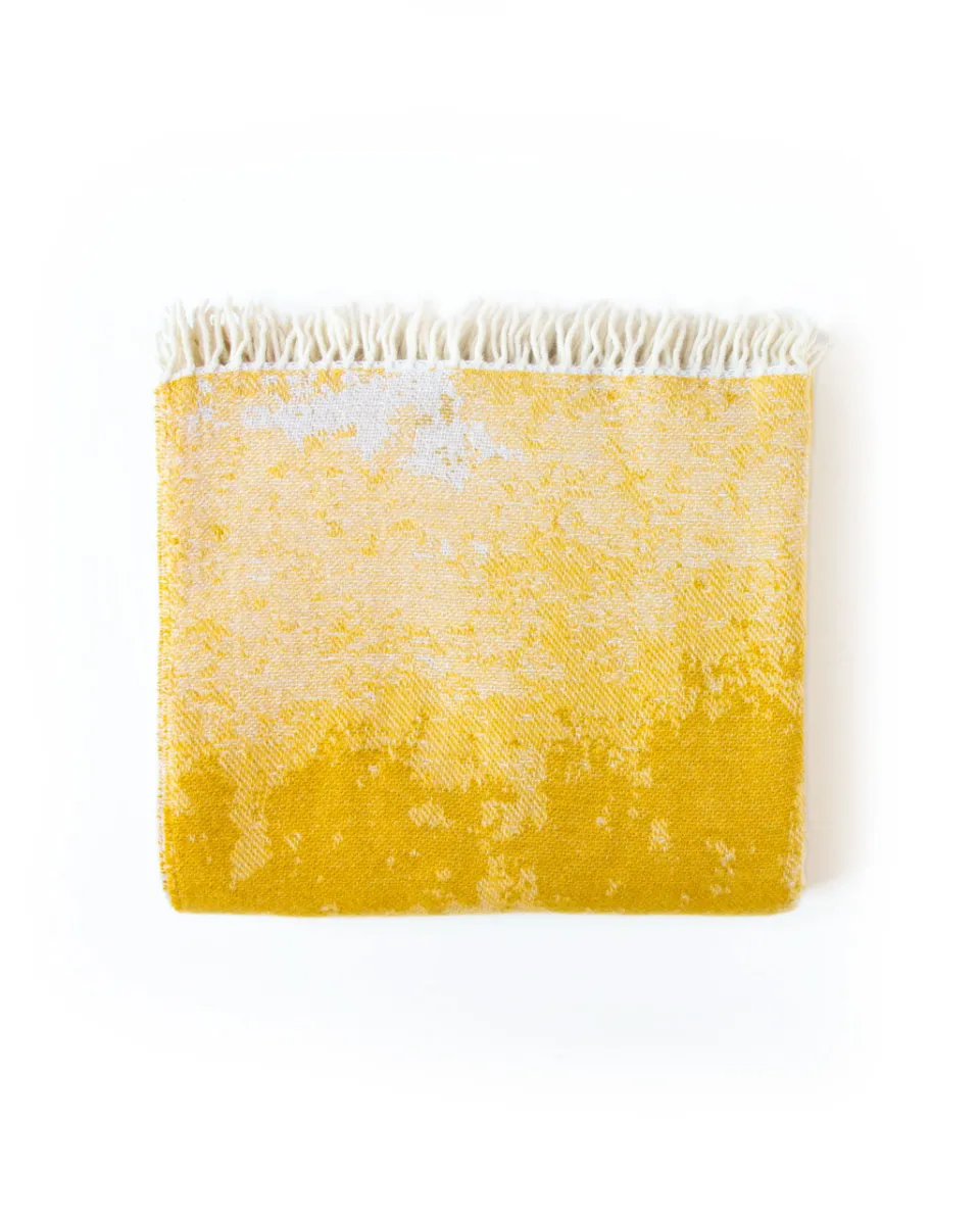TA-DAAN Yellow Stucco Blanket