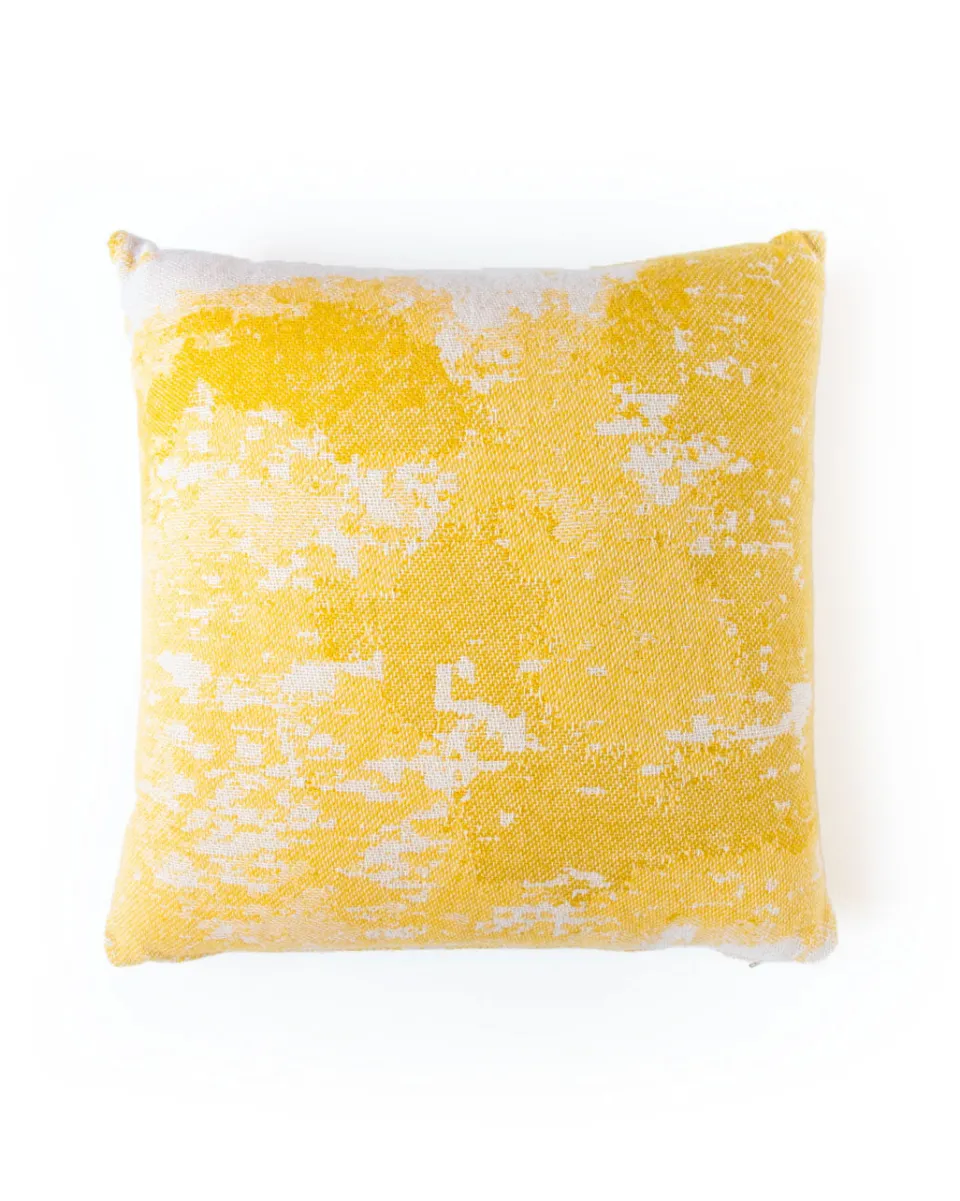 TA-DAAN Yellow Stucco Cushion