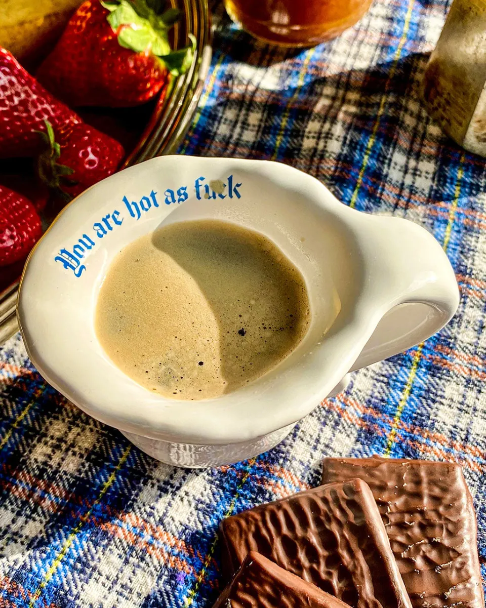 TA-DAAN You are hot as fuck Sassy Espresso Cup