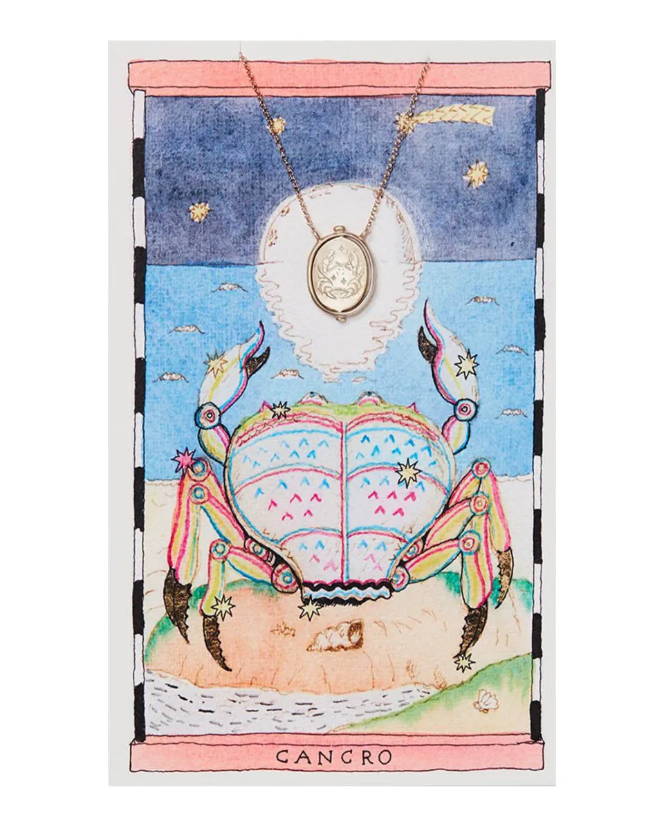TA-DAAN Zodiac Necklace - Cancer