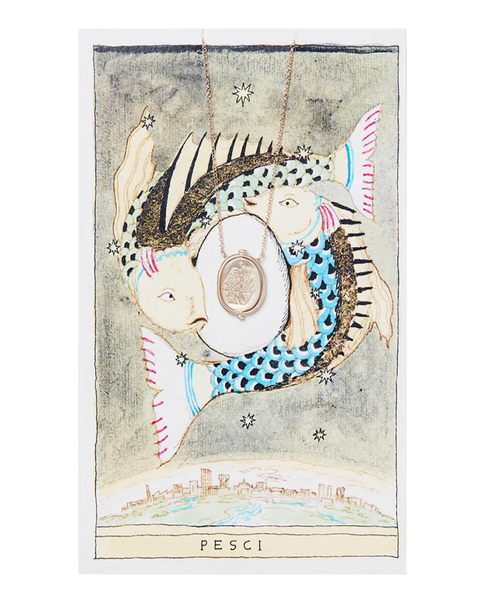 TA-DAAN Zodiac Necklace - Pisces